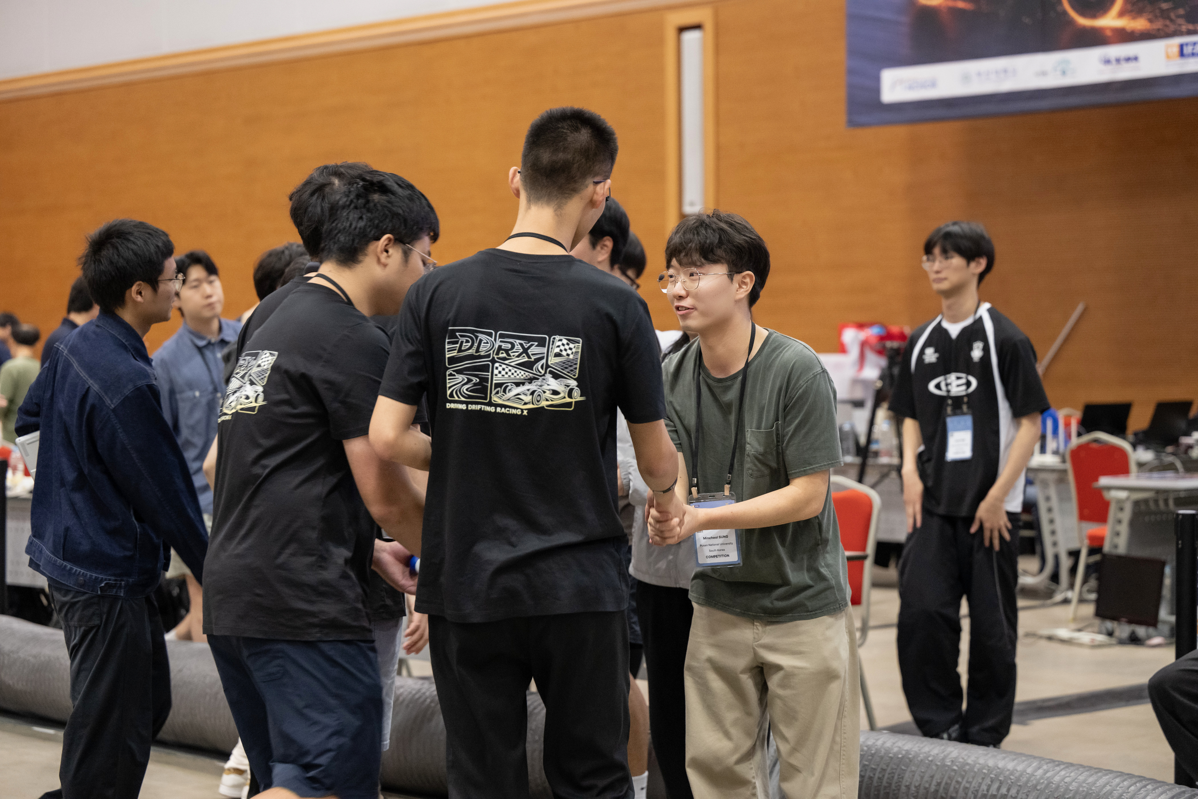 DDRX team members during the IFAC 2026 RoboRacer event
