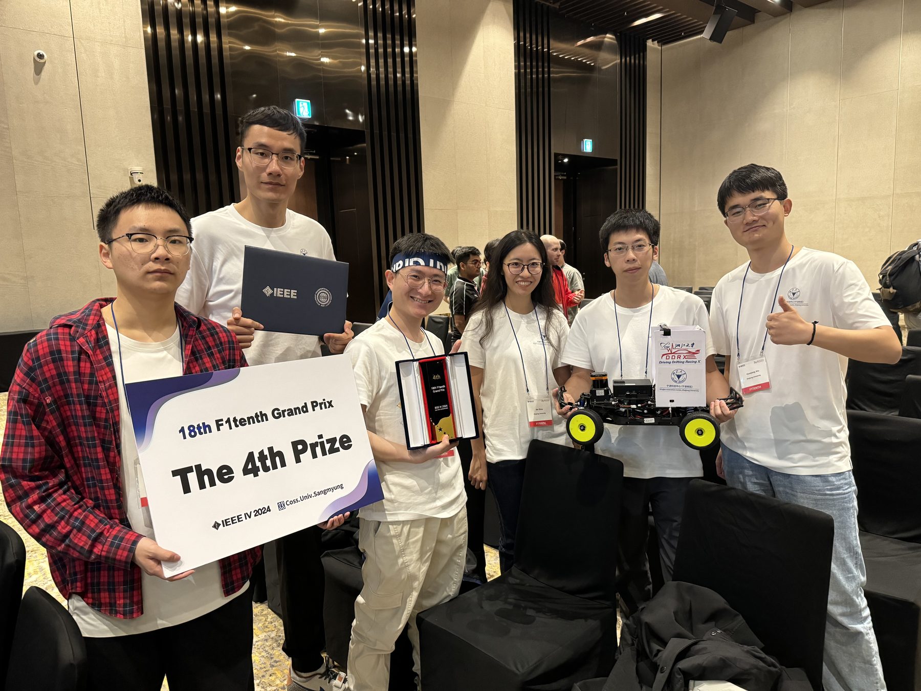 DDRX team at RoboRacer competition