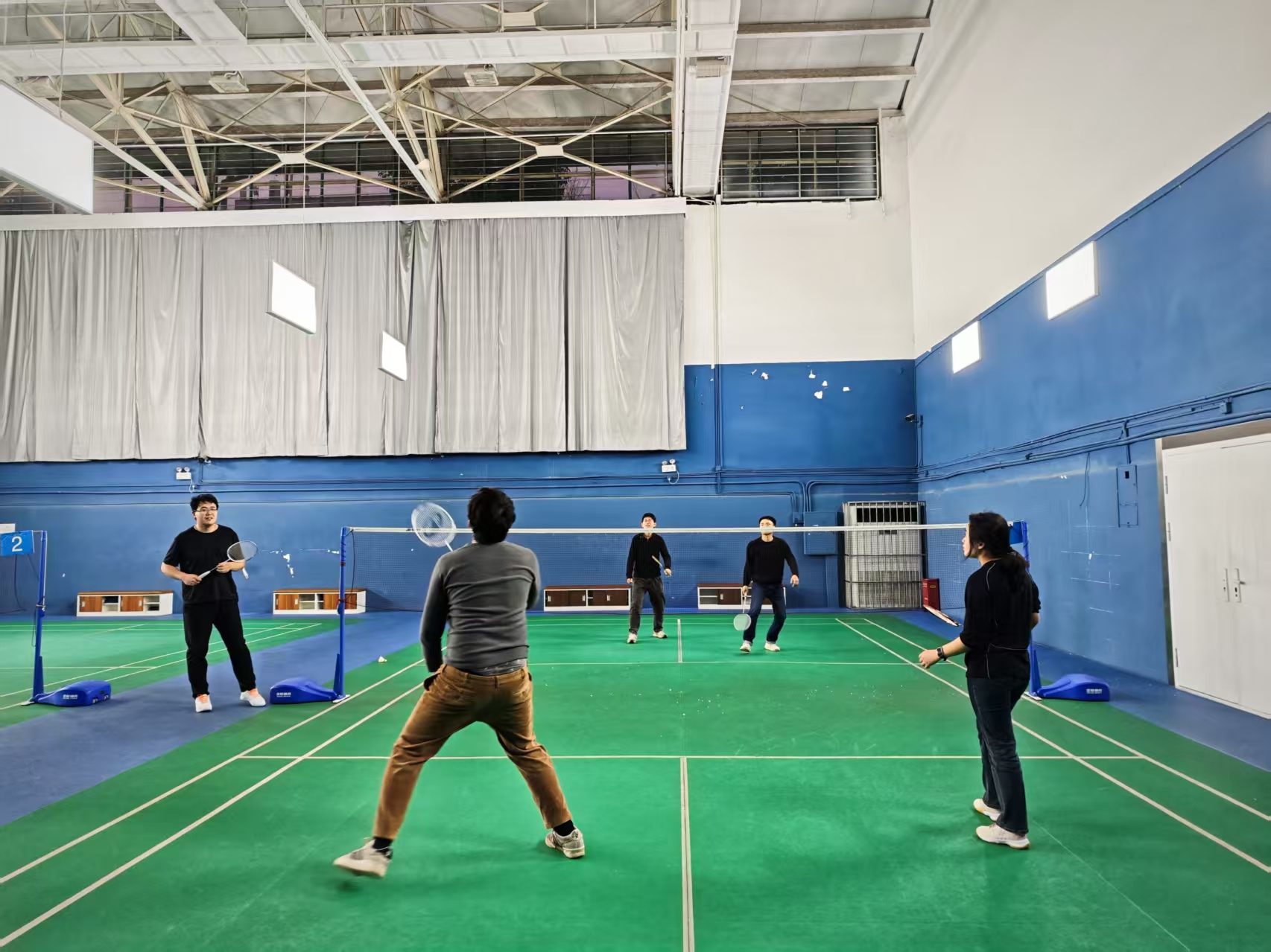 DDRX badminton activity on 2026-01-28