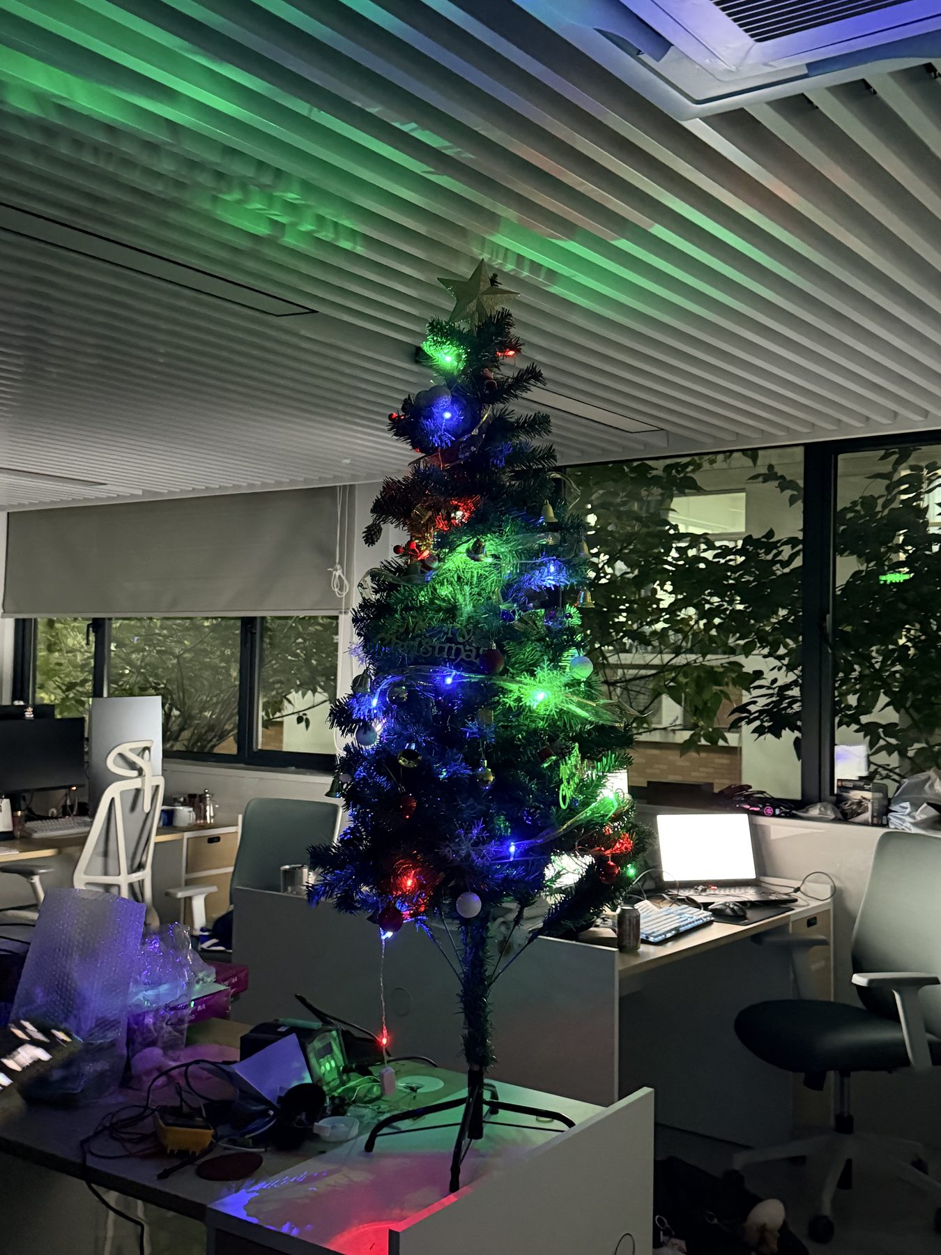 DDRX Christmas tree activity on 2025-12-25